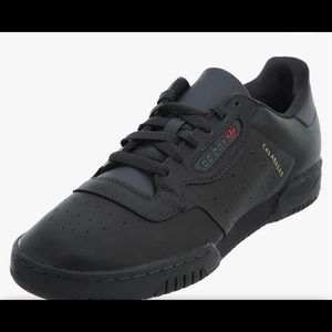 Yeezy Calabasas Black Leather Shoes